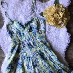 Free People Fit and Flare Floral Dress